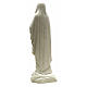 Our Lady of Lourdes statue in composite Carrara marble, 19.5 inc s7