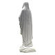 Our Lady of Lourdes statue in composite Carrara marble, 19.5 inc s3