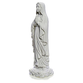 Our Lady of Lourdes, 40cm statue in reconstituted Carrara marble