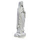 Statue Notre Dame de Lourdes poudre de marbre 40 cm s4