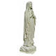 Madonna di Lourdes 40 cm, statua marmo bianco s8