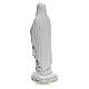 Madonna di Lourdes 40 cm, statua marmo bianco s3