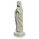 Our Lady of Lourdes, 40cm statue in reconstituted Carrara marble s6