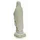 Our Lady of Lourdes, 40cm statue in reconstituted Carrara marble s7
