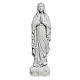 Our Lady of Lourdes, 40cm statue in reconstituted Carrara marble s1