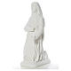 Saint Bernadette statue in reconstituted carrara marble, 63 cm s6