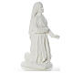 Estatua de Santa Bernadette 63 cm mármol blanco s4