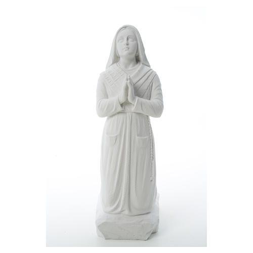 Saint Bernadette, 50 cm statue in reconstituted carrara marble 5