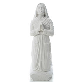 Statue Sainte Bernadette marbre reconstitué 50 cm