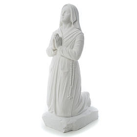 Statue Sainte Bernadette marbre reconstitué 50 cm