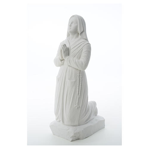 Statue Sainte Bernadette marbre reconstitué 50 cm 6