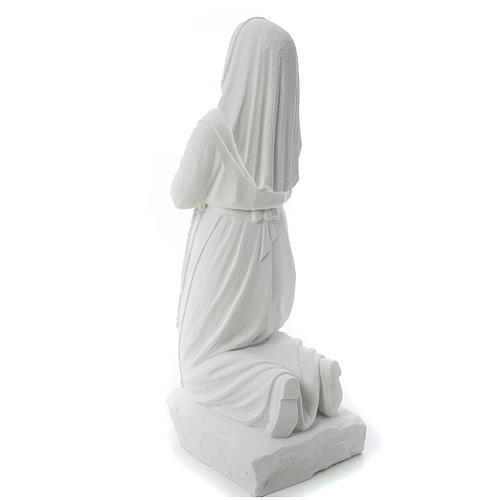 Statue Sainte Bernadette marbre reconstitué 50 cm 3