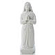 Statue Sainte Bernadette marbre reconstitué 50 cm s1