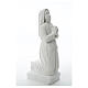 Statua Santa Bernadette  50 cm marmo sintetico s8