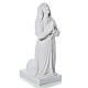 Saint Bernadette, 35 cm statue made of reconstituted marble s1