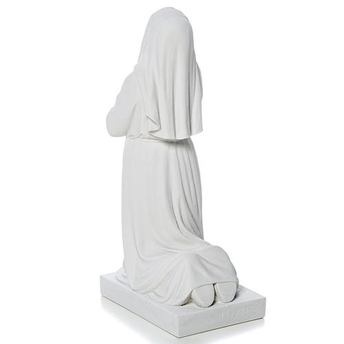 Estatua de Santa Bernadette 35cm mármol sintético 4