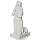 Estatua de Santa Bernadette 35cm mármol sintético s3
