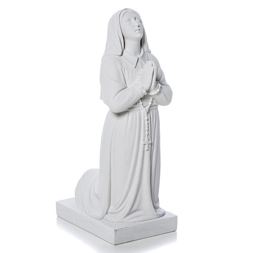 Statua Santa Bernadette 35 cm polvere di marmo 1