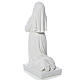 Statua Santa Bernadette 35 cm polvere di marmo s4