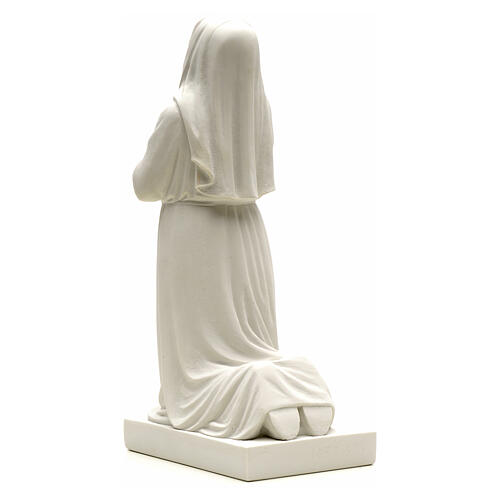 Imagem Santa Bernadette 35 cm pó de mármore 8