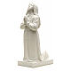 Imagem Santa Bernadette 35 cm pó de mármore s7