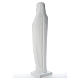 Our Lady stylized statue in reconstituted carrara marble, 80 cm s7