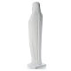 Our Lady stylized statue in reconstituted carrara marble, 80 cm s4