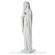 Statue Vierge Marie stylisée marbre blanc 80 cm s6
