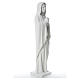 Statue Vierge Marie stylisée marbre blanc 80 cm s8