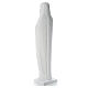 Madonna stilizzata 80 cm marmo bianco s4