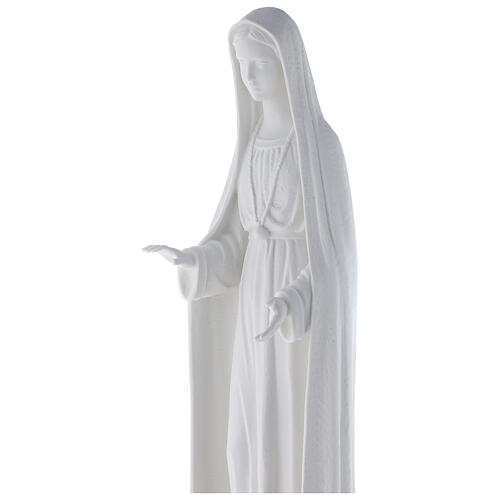 Statua Madonna stilizzata marmo bianco 62-100 cm 2