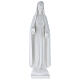 Statua Madonna stilizzata marmo bianco 62-100 cm s1