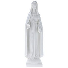 Matka Boska figurka stylizowana marmur biały 62-100 cm