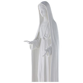 Matka Boska figurka stylizowana marmur biały 62-100 cm
