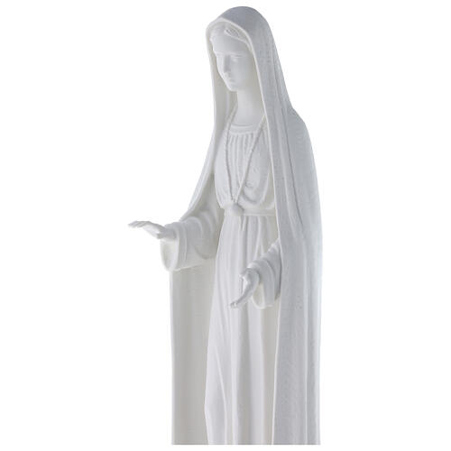 Matka Boska figurka stylizowana marmur biały 62-100 cm 2