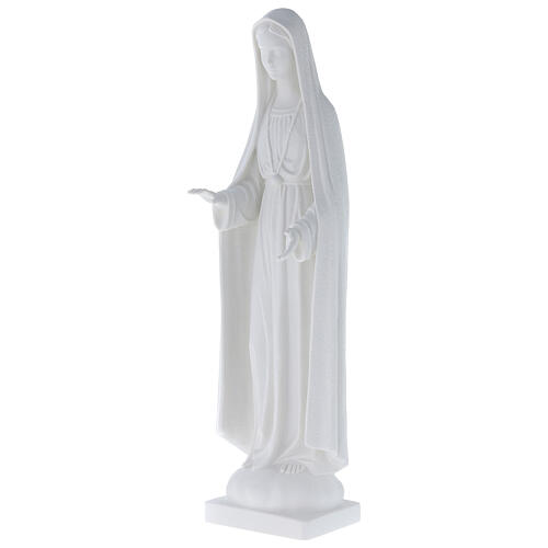 Matka Boska figurka stylizowana marmur biały 62-100 cm 3