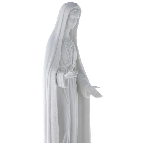 Matka Boska figurka stylizowana marmur biały 62-100 cm 4