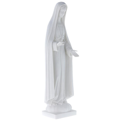 Matka Boska figurka stylizowana marmur biały 62-100 cm 5