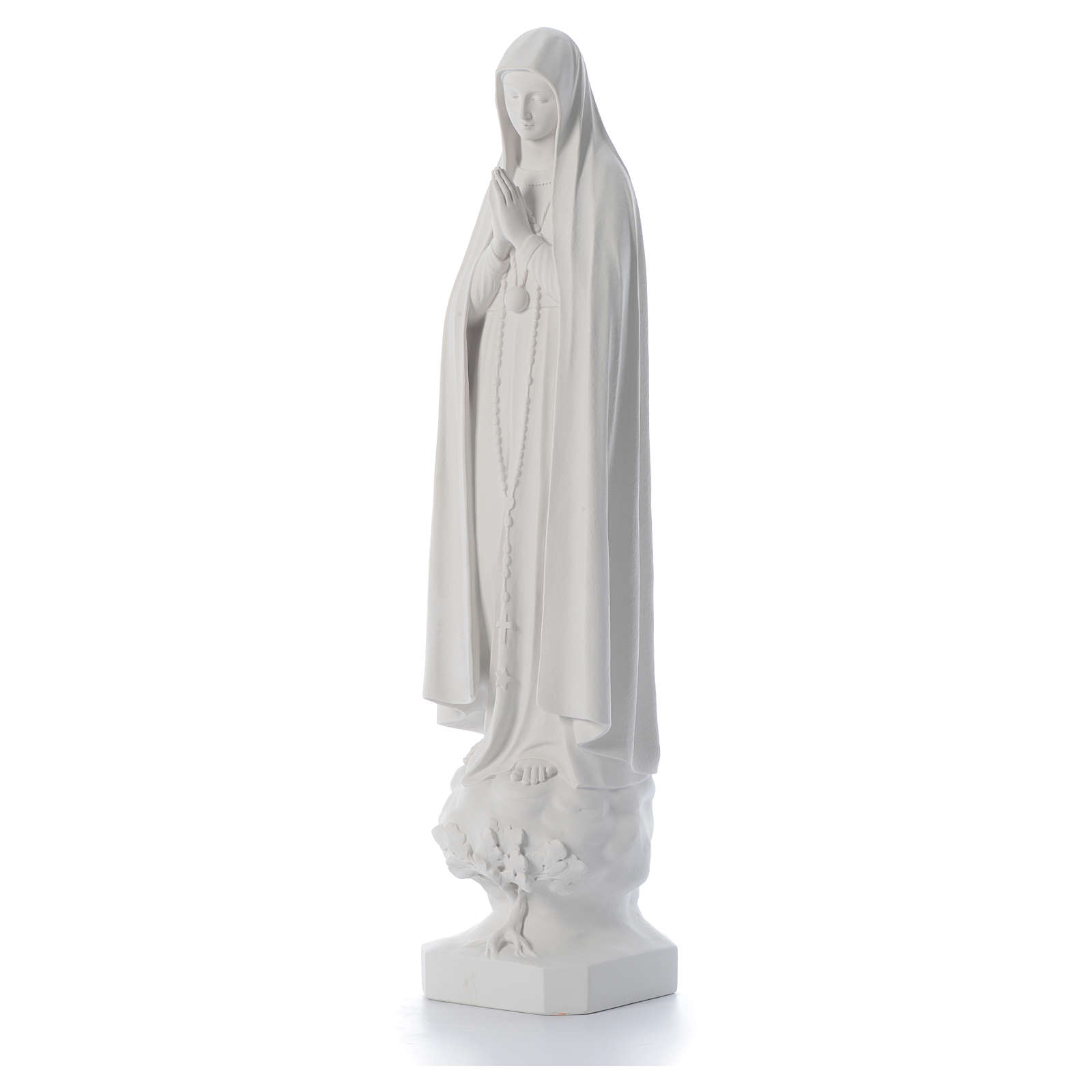 Fatima Tree Our Lady of Fatima with tree in reconstituted marble, 100 cm | online ...