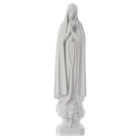 Our Lady of Fatima with tree in reconstituted marble, 100 cm