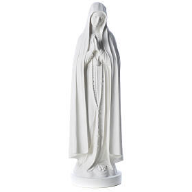 Estatua Virgen de Fátima 83cm de mármol sintetica