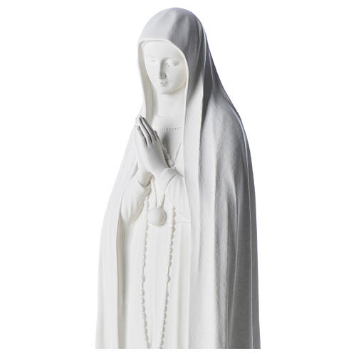 Estatua Virgen de Fátima 83cm de mármol sintetica 2