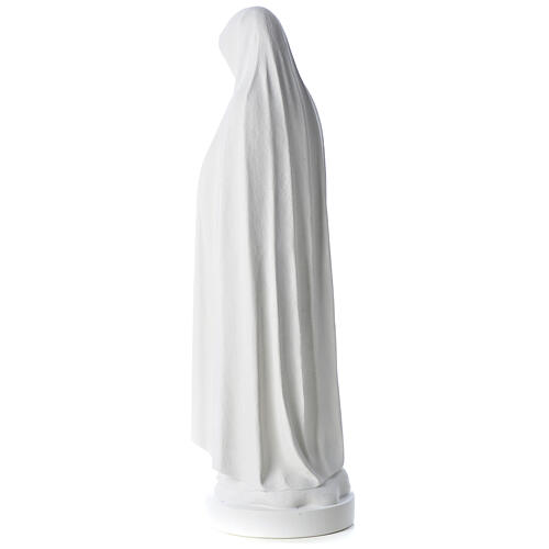 Estatua Virgen de Fátima 83cm de mármol sintetica 5