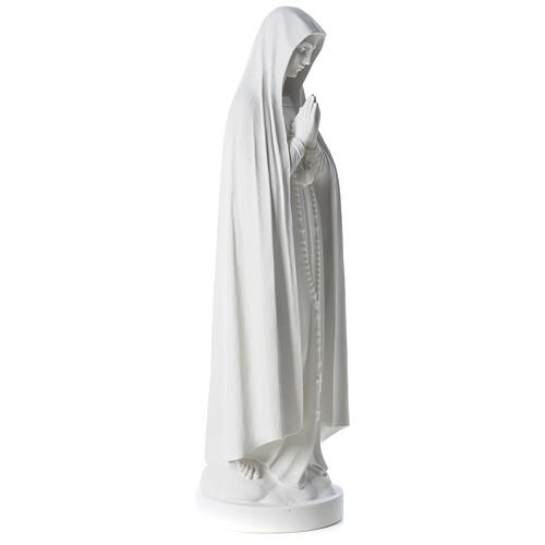 Statue Notre Dame de Fatima marbre 83 cm 4
