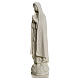 Virgen de Fátima 25cm de mármol sintético s5