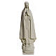 Notre Dame de Fatima marbre blanc 25 cm s4
