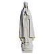 Notre Dame de Fatima marbre blanc 25 cm s1