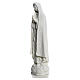 Notre Dame de Fatima marbre blanc 25 cm s2
