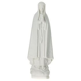 Madonna di Fatima 25 cm marmo bianco