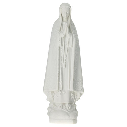 Madonna di Fatima 25 cm marmo bianco 1